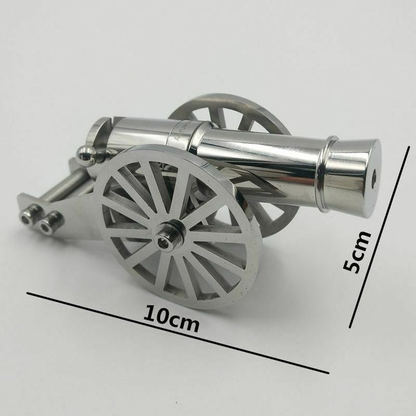 Stainless Steel Metal Naval Model Artillery Kit Mini Warriors Napoleon Cannon