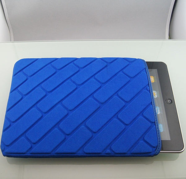Sharp Blue color Waterproof Soft Sleeve Bag Case Cover Pouch for Apple Ipad 3 4