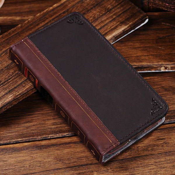 Luxury Leather Wallet Book Case Cover For Apple iphone 4 4s Protection