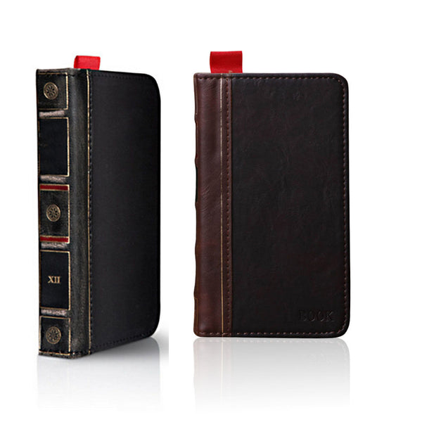 Luxury Leather Wallet Book Case Cover For Apple iphone 4 4s Protection