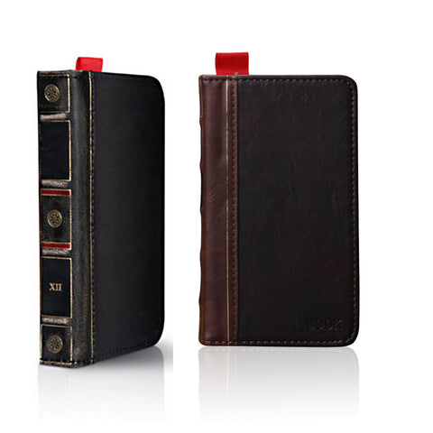 Luxury Leather Wallet Book Case Cover For Apple iphone 4 4s Protection