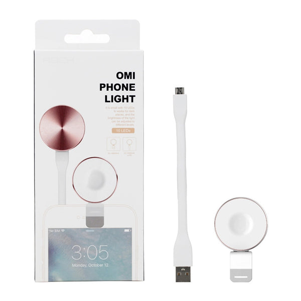 LED Selfie Flash Phone Camera Ring Light w/ clip For iPhone 6S PLUS HTC LG Samsung