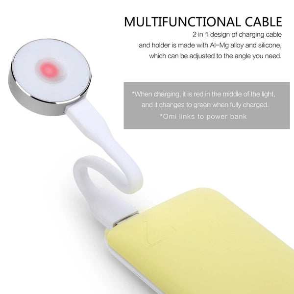 LED Selfie Flash Phone Camera Ring Light w/ clip For iPhone 6S PLUS HTC LG Samsung