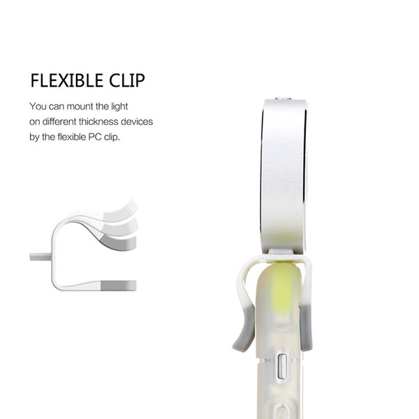 LED Selfie Flash Phone Camera Ring Light w/ clip For iPhone 6S PLUS HTC LG Samsung