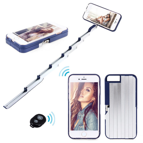 Overlays Selfie Photo Stick Remote Camera Shutter Mono pod For iPhone 6 6S Plus