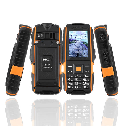 Big Screen Fonts for Elderly Old people Waterproof Dual Sim cards Mobile Phone