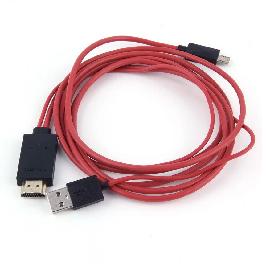 2M Micro USB to HDMI 1080P HD TV Cable Adapter For Samsung Galaxy S4 3