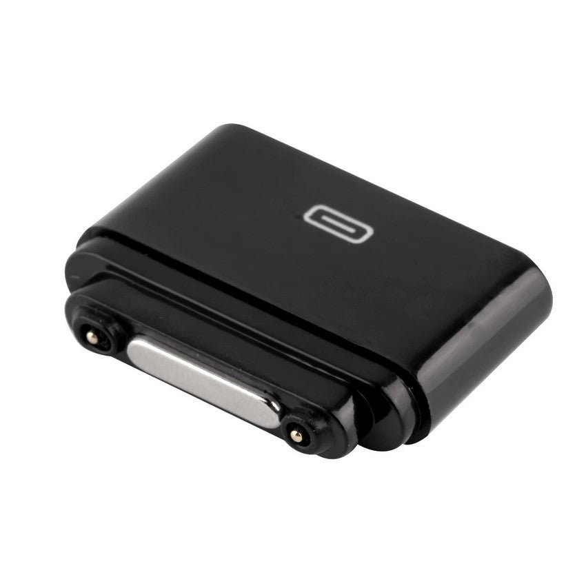 2X Micro USB to Magnetic Magnet Charger Adapter for Sony Xperia Z1 Ultra XL39h Black
