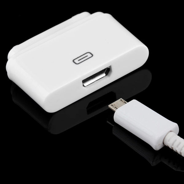 2X Micro USB to Magnetic Magnet Charger Adapter for Sony Xperia Z1 Ultra XL39h White