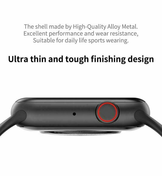 Smart Watch for iPhone iOS Android Phone Bluetooth Heart Rate Fitness Tracker