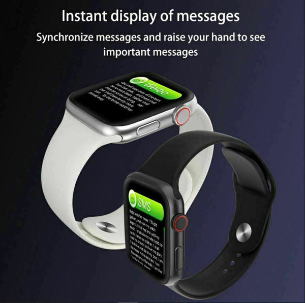 Smart Watch for iPhone iOS Android Phone Bluetooth Heart Rate Fitness Tracker