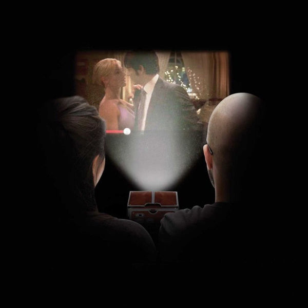 Portable DIY Cardboard Board Smart Phone iPhone Cinema Mini Overhead Projector