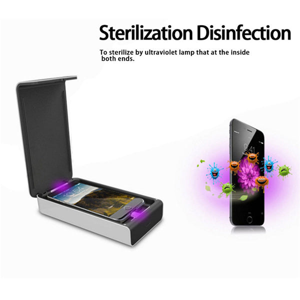 Mobile Phone UV Sterilizer Sterilization Disinfection Aroma Cleaner For iPhone 8