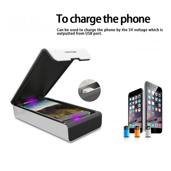 Mobile Phone UV Sterilizer Sterilization Disinfection Aroma Cleaner For iPhone 8
