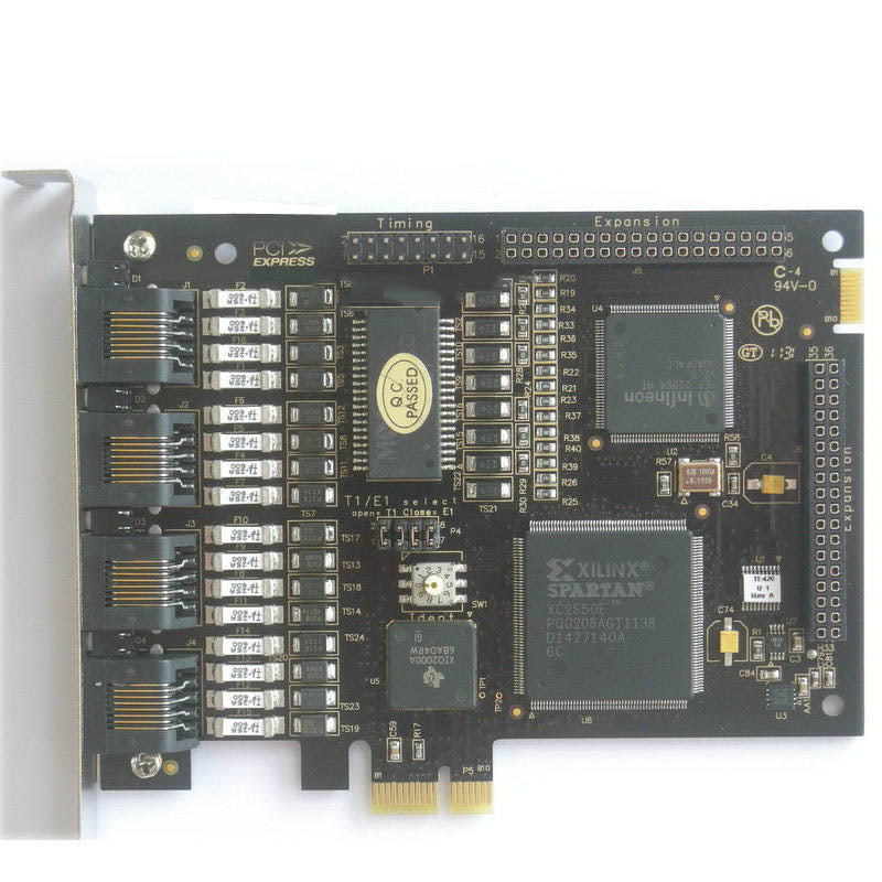 Asterisk VOIP PBX TE220 2 E1 T1 J1 ISDN Protocol PRI PCI Telephone System Card