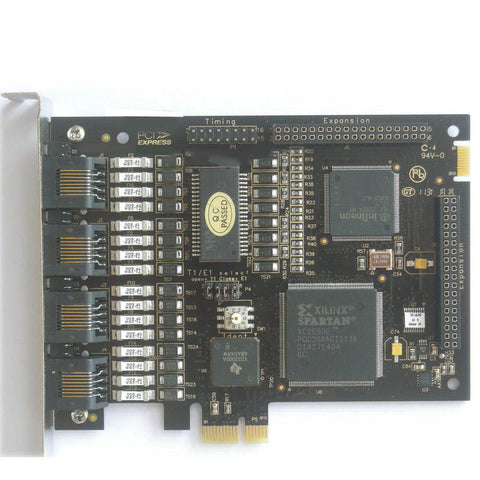 Asterisk VOIP PBX TE220 2 E1 T1 J1 ISDN Protocol PRI PCI Telephone System Card