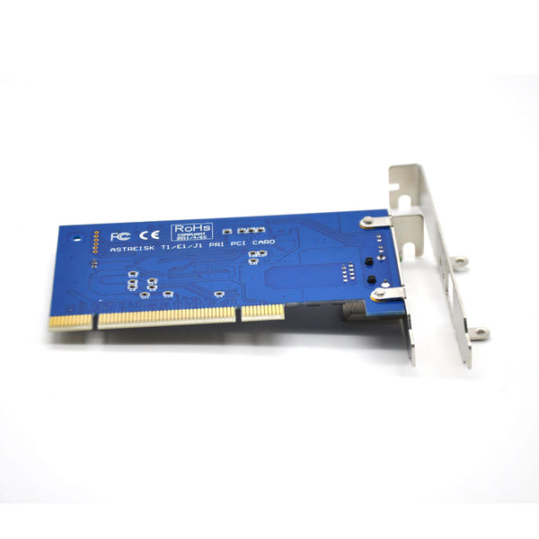 1 Port Channel E1 T1 J1 ISDN PRI PCI PC Card for Asterisk PBX VOIP IVR network