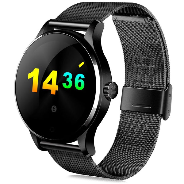 Smart Wristwatch Watch Heart Rate Tracker Bluetooth 4.0 for iOS iPhone Android