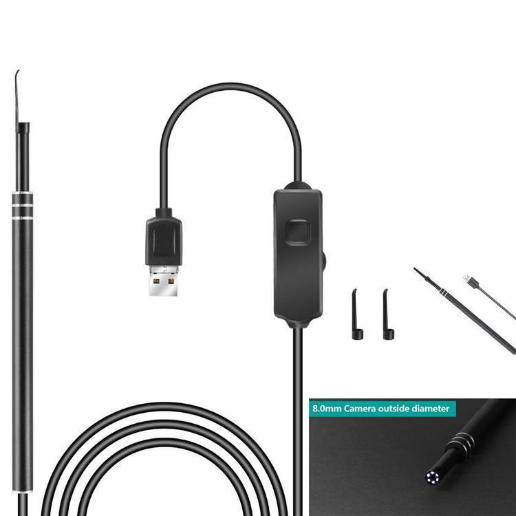 WiFi Ear Wax Inspection Clean Tool Camera Endoscope Earwax Monitor OTG Phone
