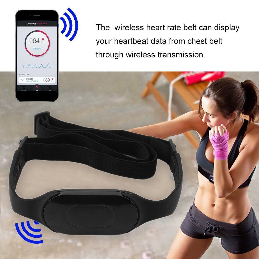 Bluetooth Wireless Heart Rate Monitor Wireless Heart Beat Chest Belt Strap Band