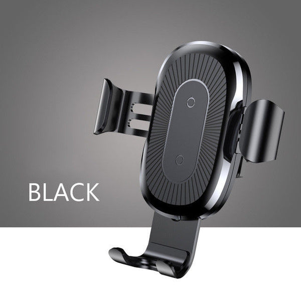 Car Mount Qi Wireless Charger For Samsung iPhone X 8 Plus S9 S8 Car Holder Stand