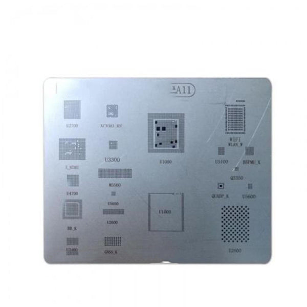 BGA Reballing Stencil Solder CPU IC Chip Tin Template for iPhone A8 A9 A10 A11