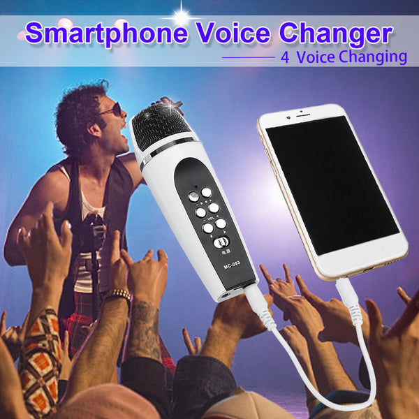 Smartphone Cellphone Mobile Phone Microphone Change Voice Changer w/ Earphones