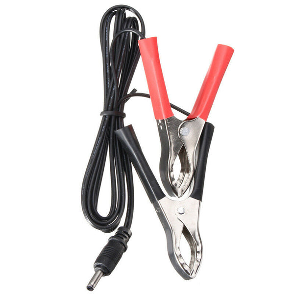 12V 5W Solar Panel Battery Backup Charger Car Boat Motorcycle w/ Alligator Clip