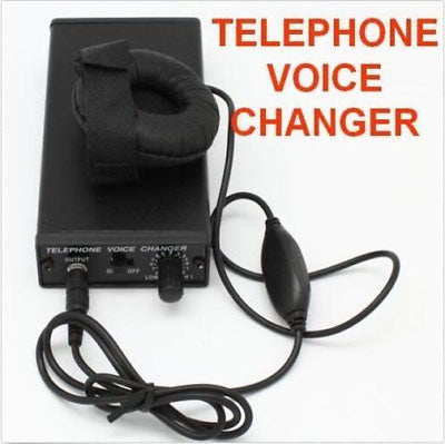 Telephone Change Audio Sound Voice Changer Professional Disguiser Phone Spy Bug