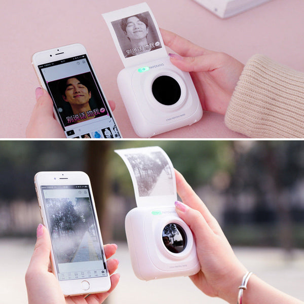 Instant Photo Thermal Printer Portable Bluetooth POS Phone Wireless Connection