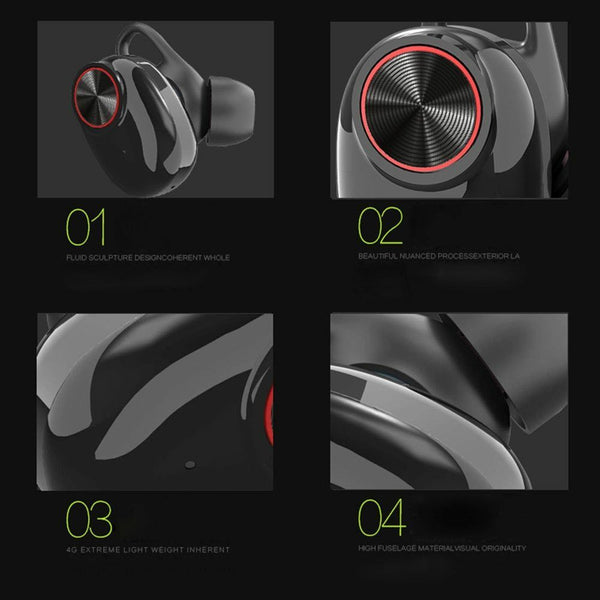 Good Quality Earphone Bluetooth 5.0 Headset Wireless Earbud w/ Handsfree Stereo