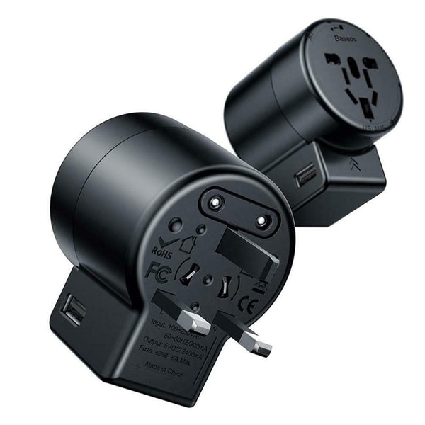 Worldwide Travel Traveling Wall Charger EU US UK AU Plug USB AC Power Adapter