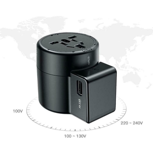 Worldwide Travel Traveling Wall Charger EU US UK AU Plug USB AC Power Adapter
