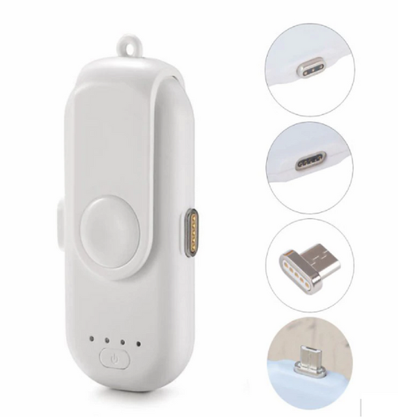 Mini Small Power Bank Finger Magnetic Battery Charger for Mobile Android iPhone