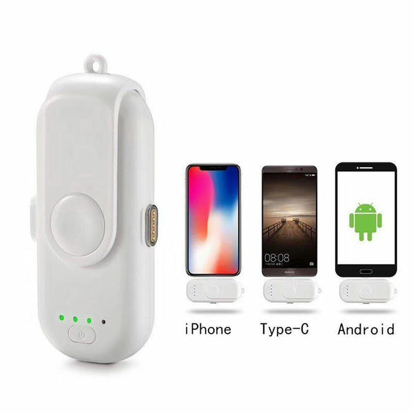 Mini Small Power Bank Finger Magnetic Battery Charger for Mobile Android iPhone