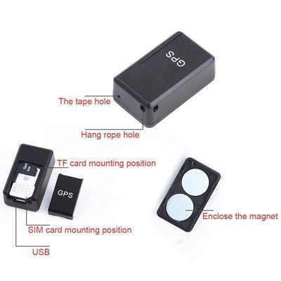Mini GPS Long Standby Time Magnetic SOS Position Tracker Locator Voice Recorder