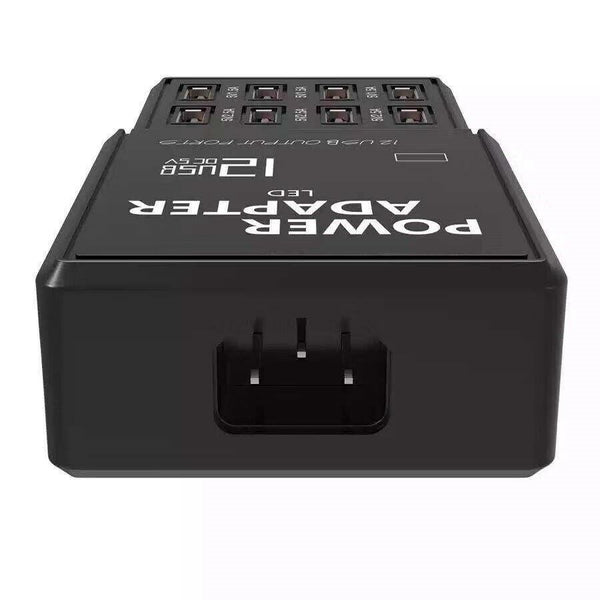 Multi Port USB Charging Power Station Hub Desktop Cell Phone Charger Organizer