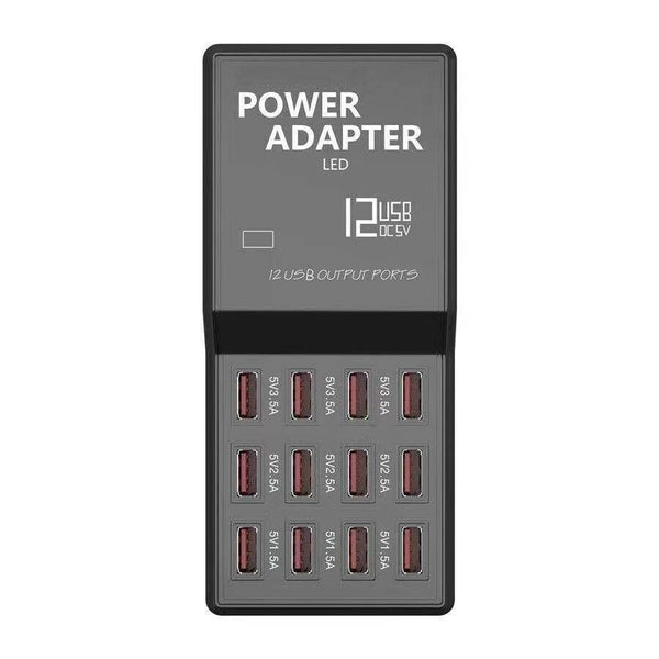Multi Port USB Charging Power Station Hub Desktop Cell Phone Charger Organizer