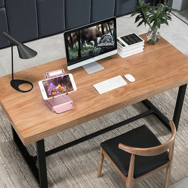 Fold Bluetooth Mobile Phone Mic Speaker Stand Holder Docking Portable Powerbank