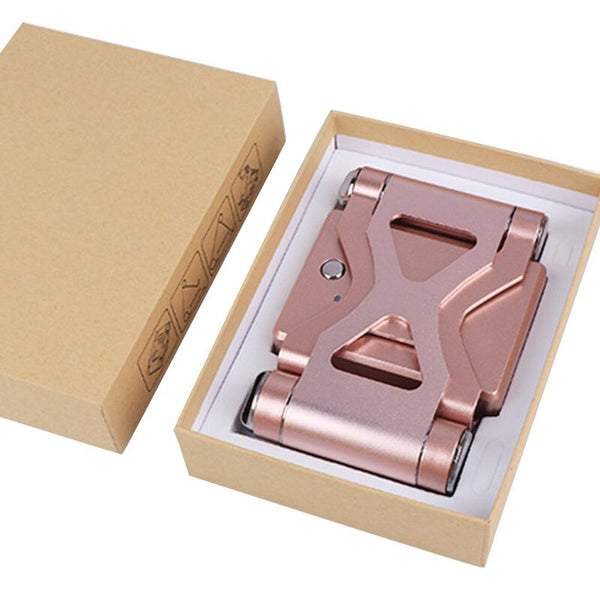 Fold Bluetooth Mobile Phone Mic Speaker Stand Holder Docking Portable Powerbank