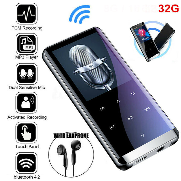 Bluetooth MP4 Player Media FM Radio Voice Recorder HIFI Sport Music Speaker OTG