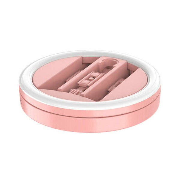 Foldable Folded LED Ring Light Phone Tripod Holder Adjustable Makeup Live Stream