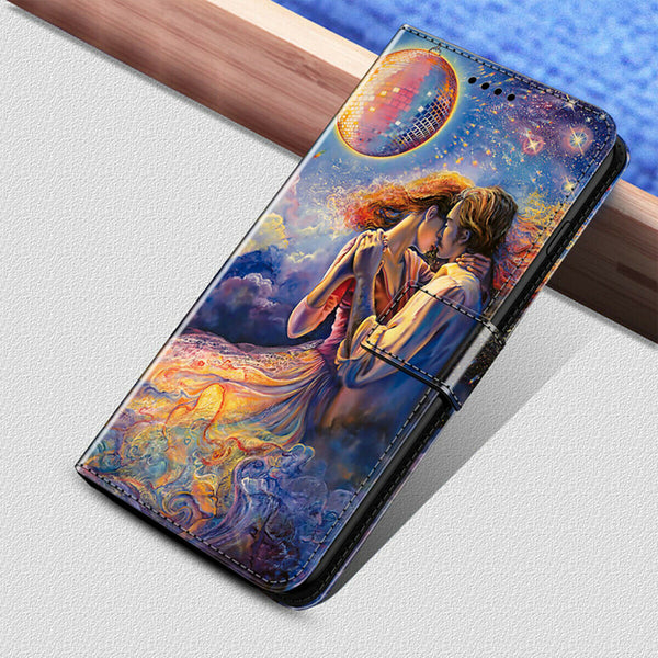 Personalized Flip Leather Wallet Phone Case Cover Custom Made For Apple iPhone Samsung