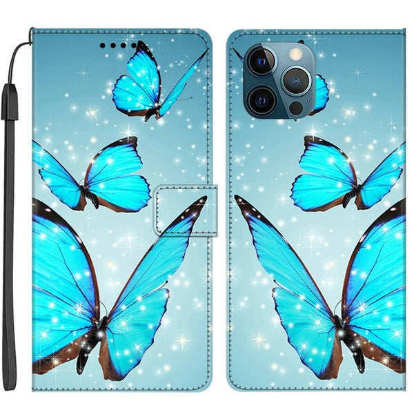 Personalized Flip Leather Wallet Phone Case Cover Custom Made For Apple iPhone Samsung