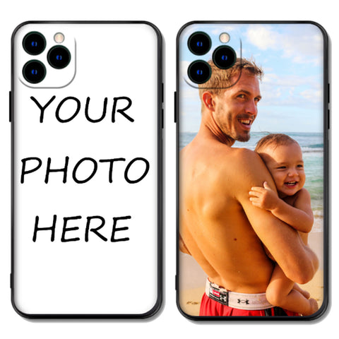 Personalized Soft TPU Rubber Phone Case Cover Custom Made For Apple iPhone Samsung