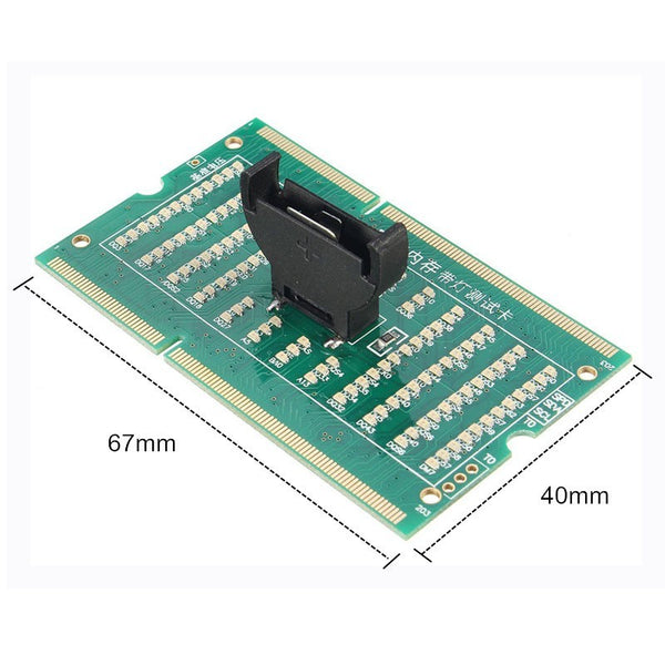 DDR3 memory slot tester card with LED for laptop motherboard Notebook