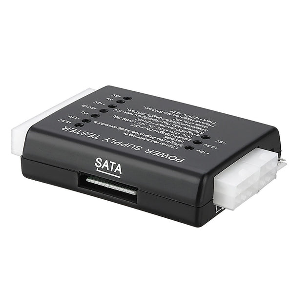 20 / 24 pin Test Diagnostic Desktop PC Power Voltage Supply Tester for ATX SATA HDD Port