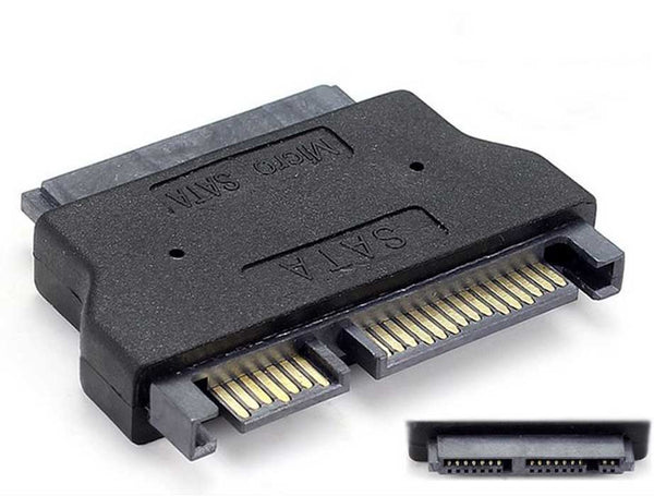 SATA 15 + 7pin Male Convert Micro SATA 7+7+2 pin Female For 2.5 3.5 To 1.8 inch HD
