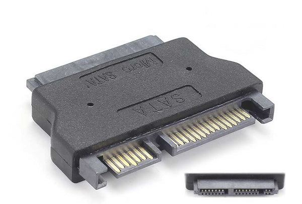 SATA 15 + 7pin Male Convert Micro SATA 7+7+2 pin Female For 2.5 3.5 To 1.8 inch HD