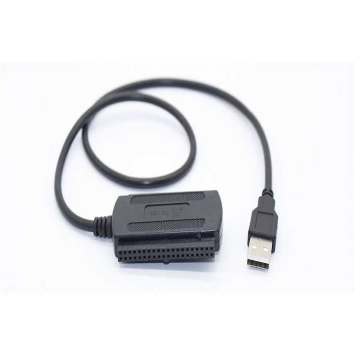 HDD USB 2.0 To IDE 40 pin SATA 2.5" 3.5"Converter Adapter Cable External Hard Disk